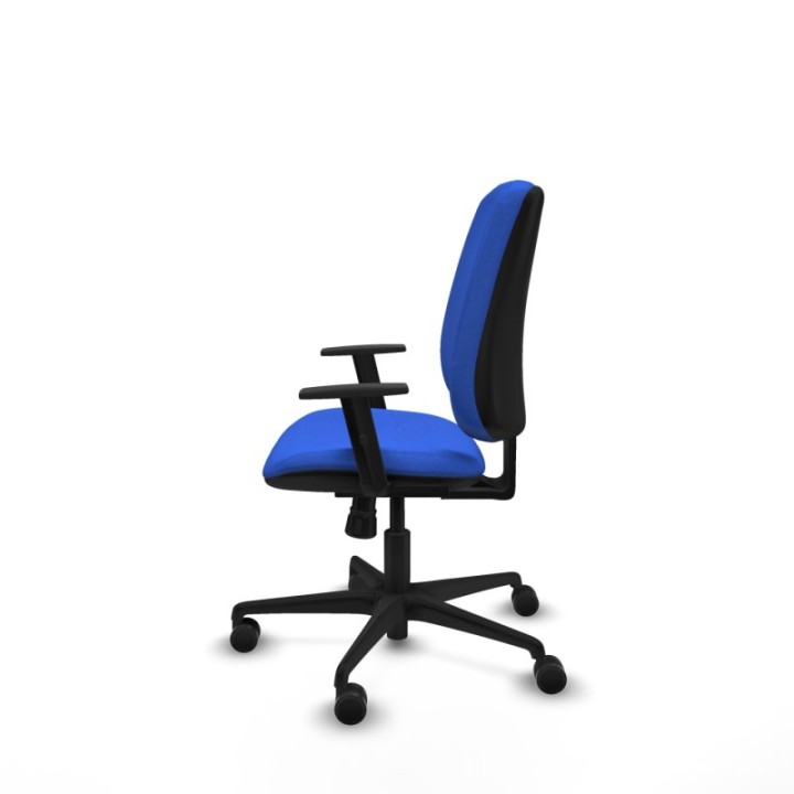 Alares tapizada sincro bali azul brazos 1D base nailon ruedas 65 mm nailon