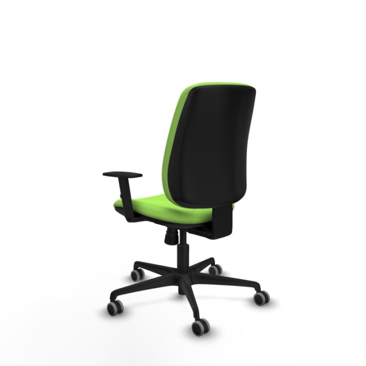 Alares tapizada sincro bali pistacho brazos 1D base nailon ruedas 65mm engomadas