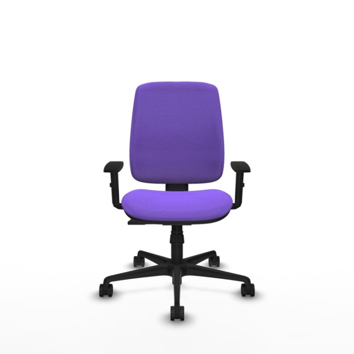 Alares tapizada sincro bali lila brazos 1D base nailon ruedas 65 mm nailon