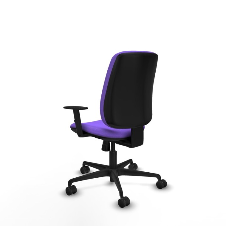 Alares tapizada sincro bali lila brazos 1D base nailon ruedas 65 mm nailon