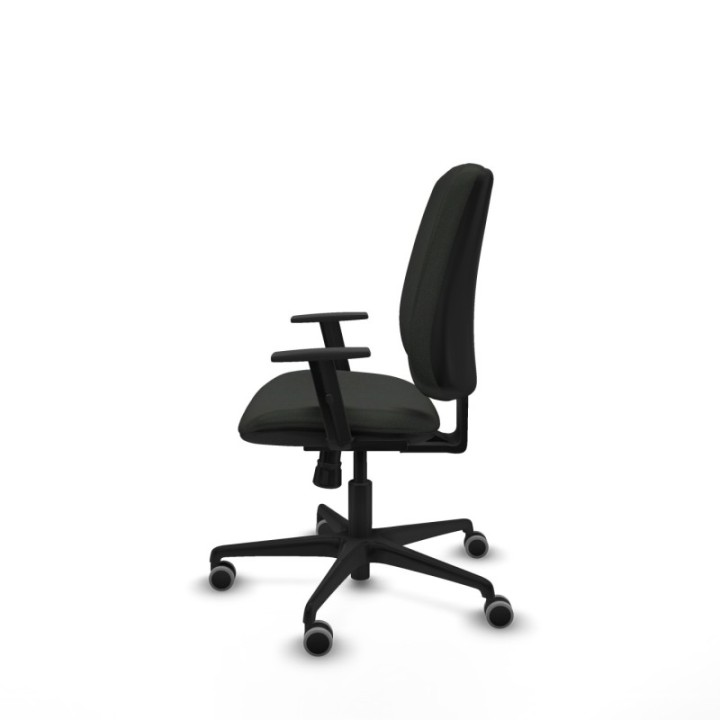 Alares tapizada sincro bali negro brazos 1D base nailon ruedas 65mm engomadas