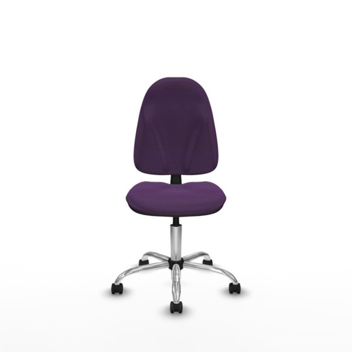 Algarra CP bali morado  base cromada ruedas autofrenantes 50mm