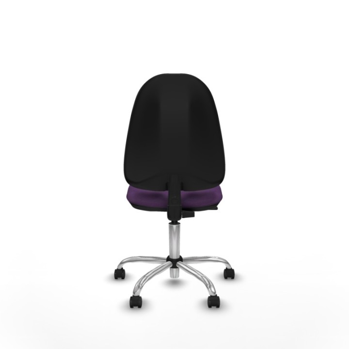 Algarra CP bali morado  base cromada ruedas autofrenantes 50mm