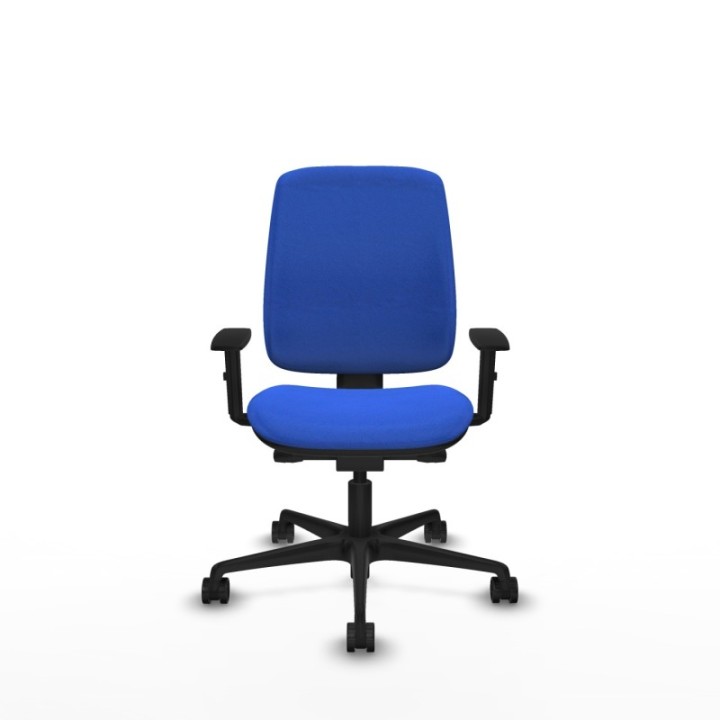 Alares tapizada traslack bali azul brazos 1D base nailon ruedas 65 mm nailon