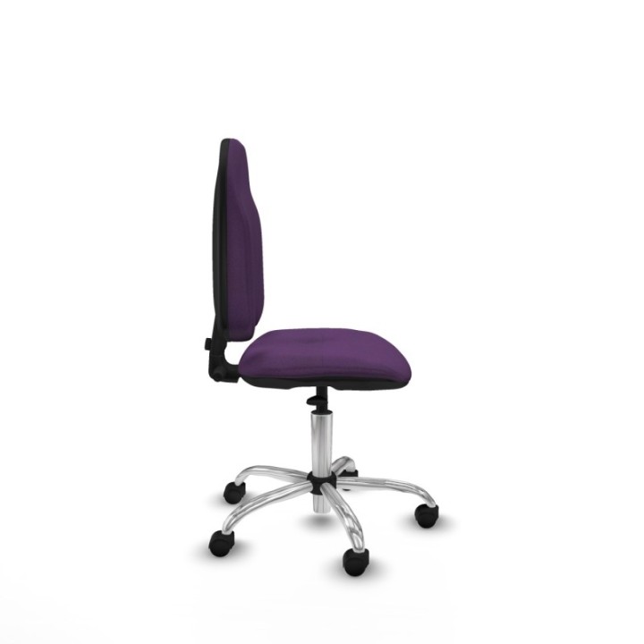 Algarra CP bali morado  base cromada ruedas nailon 50mm