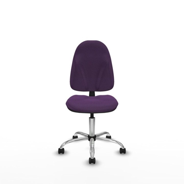 Algarra CP bali morado  base cromada ruedas engomadas 50mm