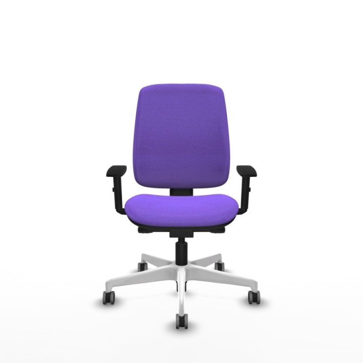 Alares tapizada traslack bali lila brazos 1D base blanca ruedas 65mm engomadas