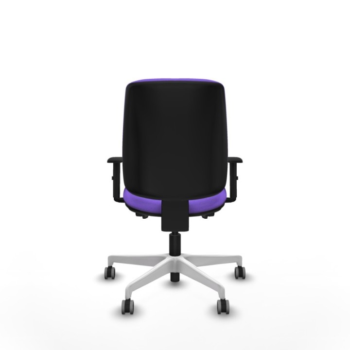 Alares tapizada traslack bali lila brazos 1D base blanca ruedas 65mm engomadas