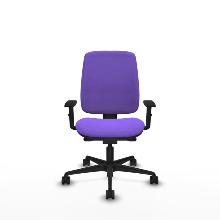 Alares tapizada traslack bali lila brazos 1D base nailon ruedas 65 mm nailon