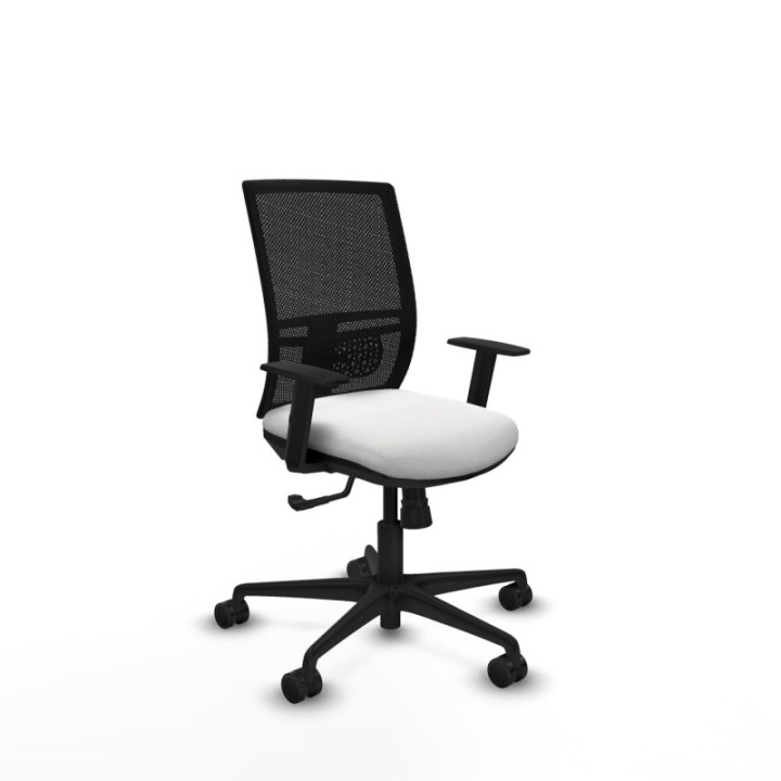 Yunquera sincro malla negra bali blanco brazos 1D base nailon ruedas 65mm nailon