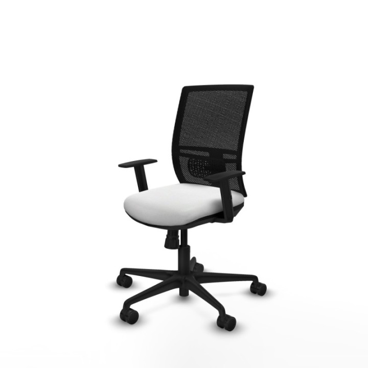 Yunquera sincro malla negra bali blanco brazos 1D base nailon ruedas 65mm nailon