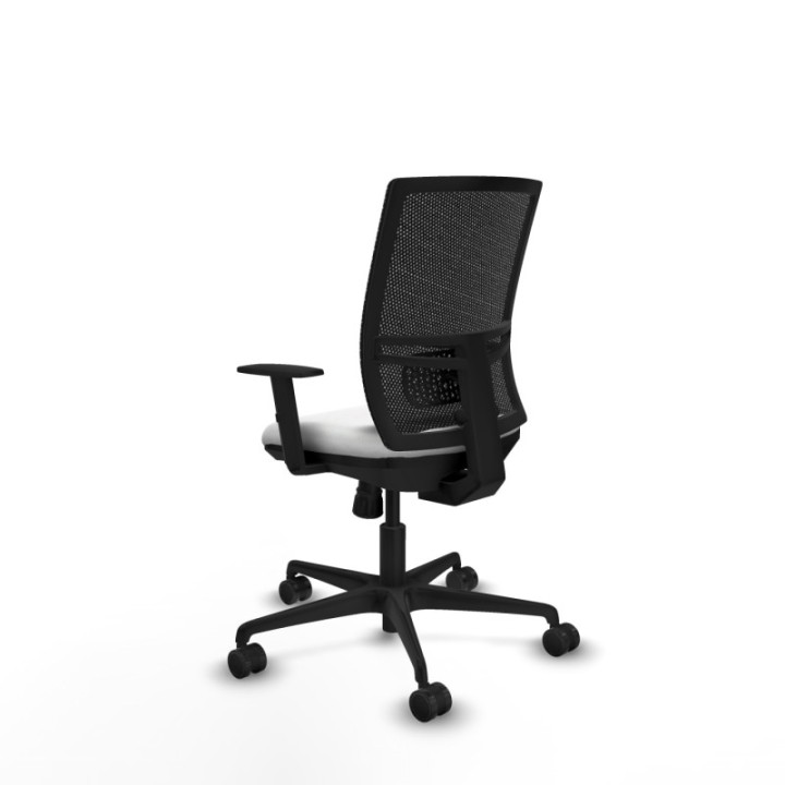 Yunquera sincro malla negra bali blanco brazos 1D base nailon ruedas 65mm nailon