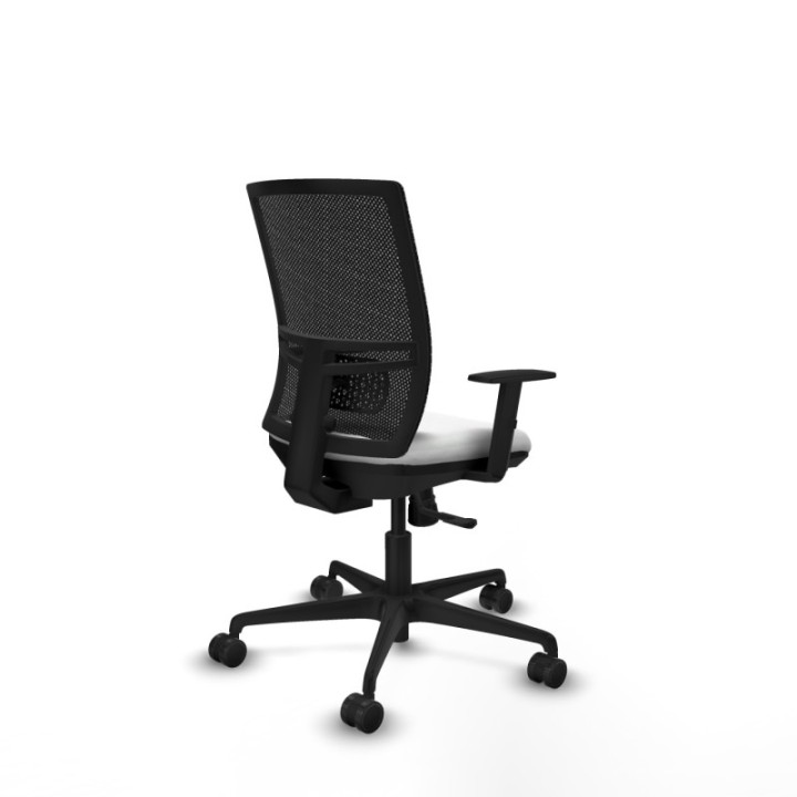 Yunquera sincro malla negra bali blanco brazos 1D base nailon ruedas 65mm nailon