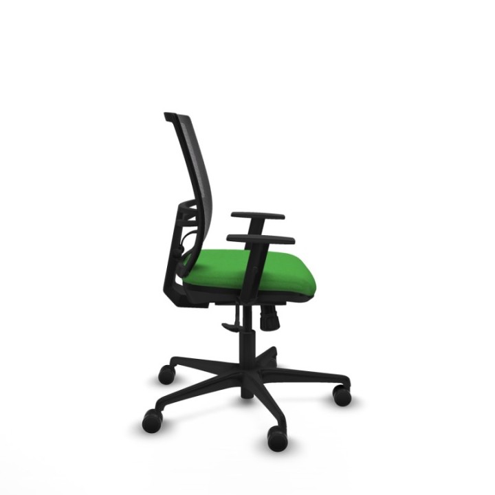 Yunquera sincro malla negra bali verde brazos 1D base nailon ruedas 65mm nailon