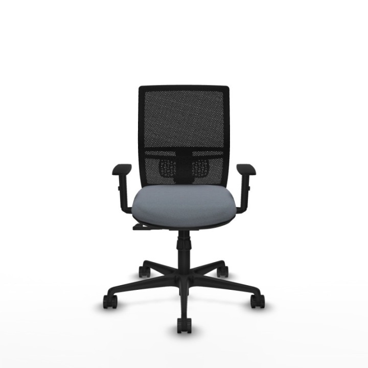 Yunquera sincro malla negra bali gris brazos 1D base nailon ruedas 65mm nailon