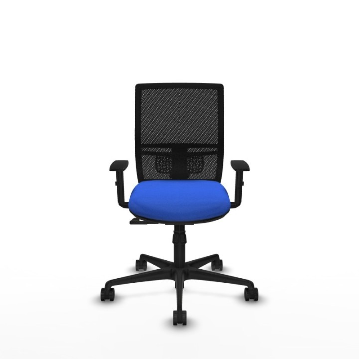 Yunquera sincro malla negra bali azul brazos 1D base nailon ruedas 65mm nailon