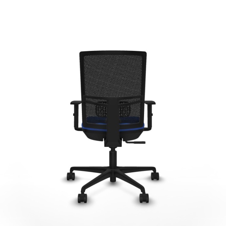 Yunquera sincro malla negra bali azul brazos 1D base nailon ruedas 65mm nailon