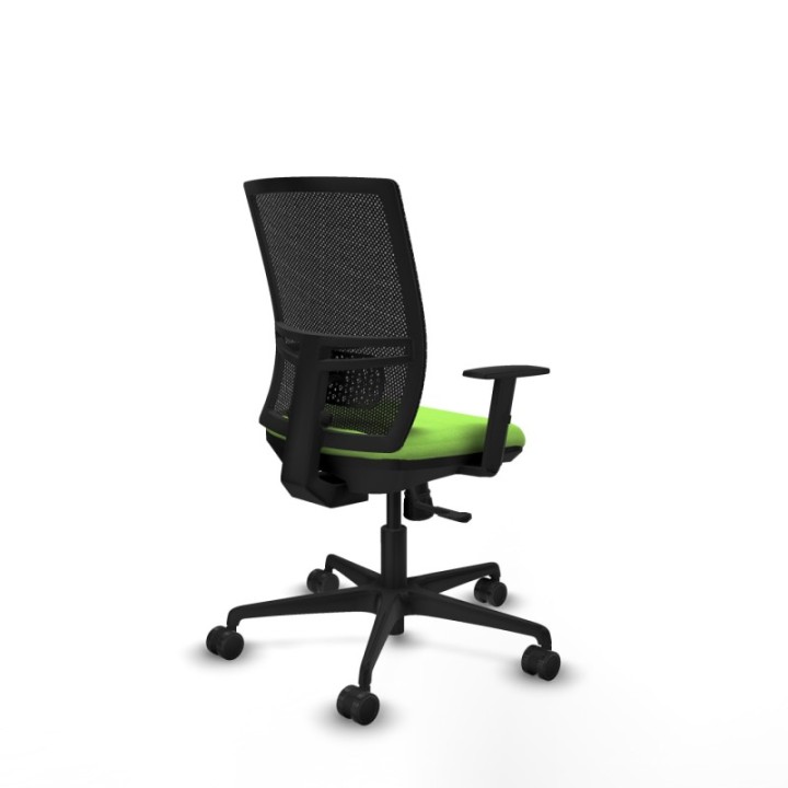 Yunquera sincro malla negra bali pistacho brazos 1D base nailon ruedas 65mm nailon