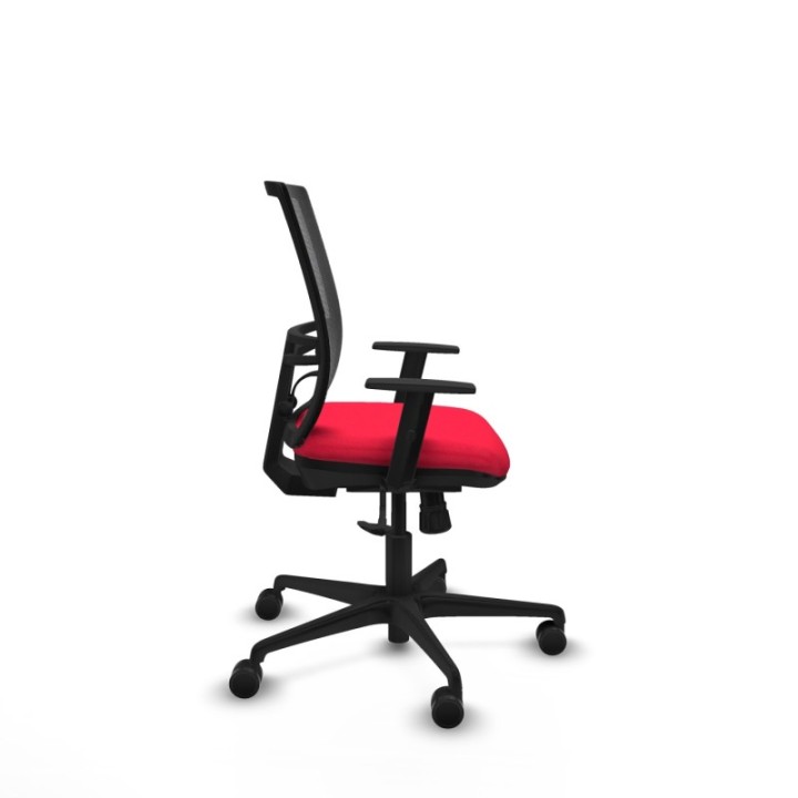 Yunquera sincro malla negra bali rojo brazos 1D base nailon ruedas 65mm nailon