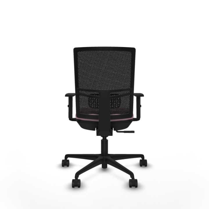 Yunquera sincro malla negra bali rosa brazos 1D base nailon ruedas 65mm nailon