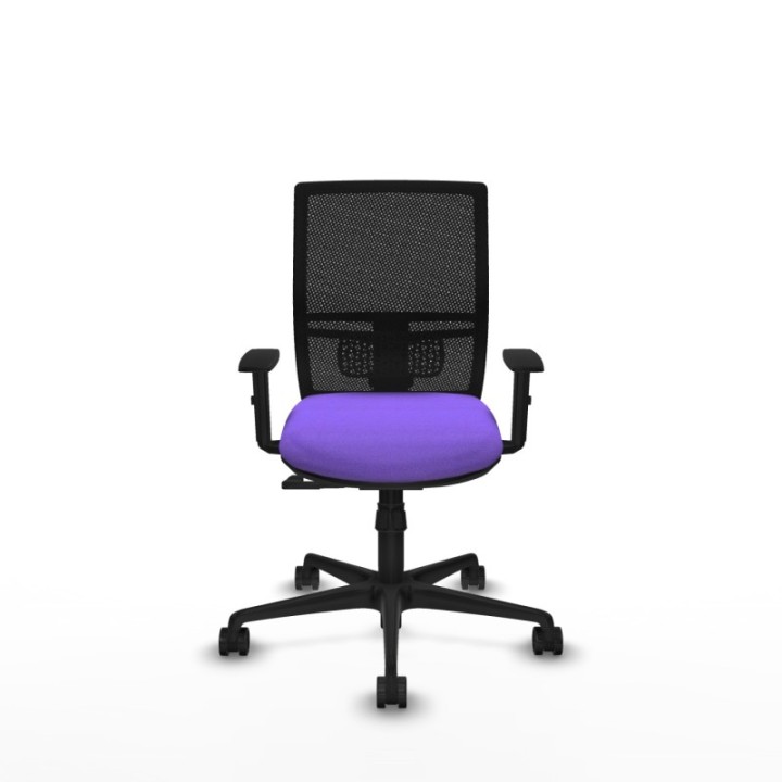 Yunquera sincro malla negra bali lila brazos 1D base nailon ruedas 65mm nailon