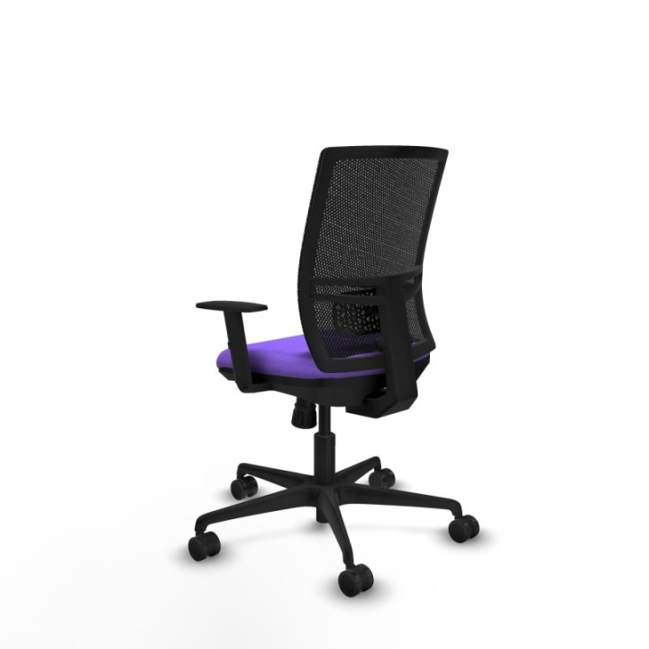 Yunquera sincro malla negra bali lila brazos 1D base nailon ruedas 65mm nailon