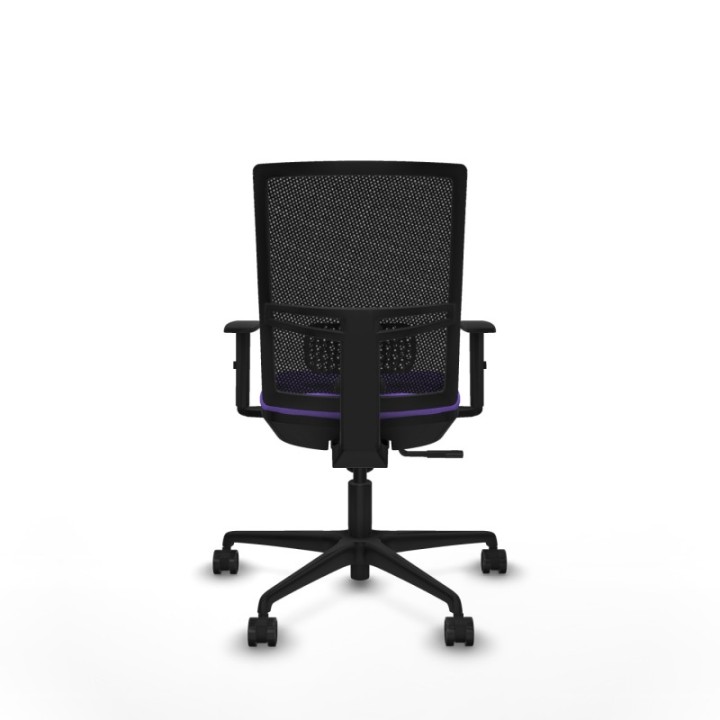 Yunquera sincro malla negra bali lila brazos 1D base nailon ruedas 65mm nailon