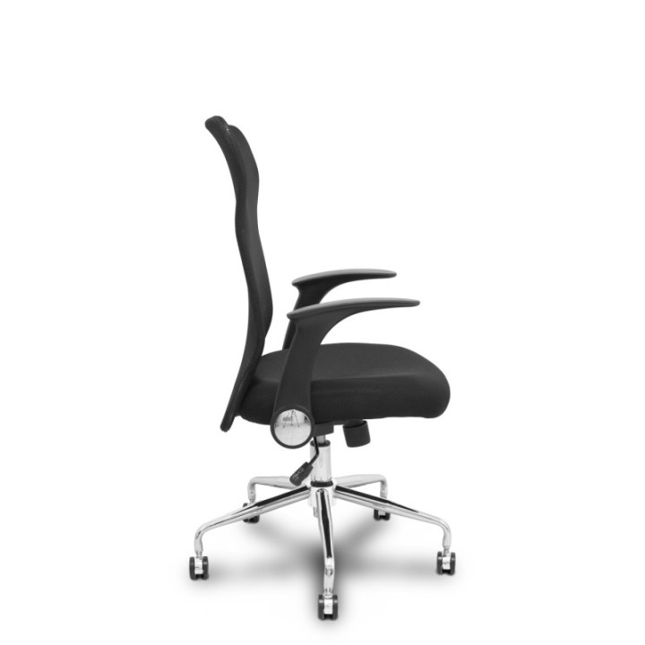 Silla Minaya respaldo malla negro asiento 3D negro