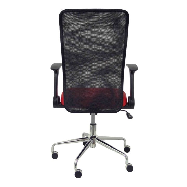 Silla Minaya similpiel rojo