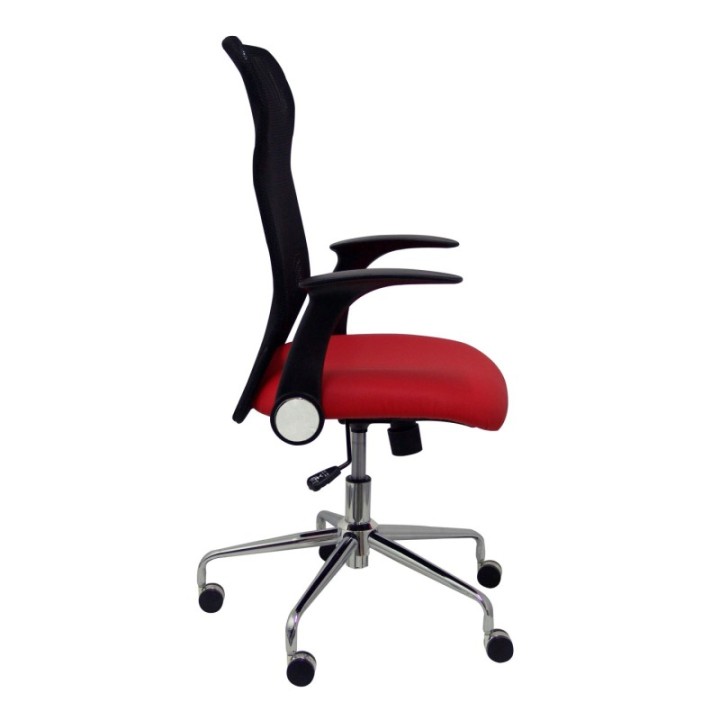 Silla Minaya similpiel rojo