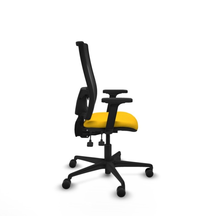 Bormate asincro malla negra bali amarillo brazos 2D base nailon  ruedas 65mm nailon