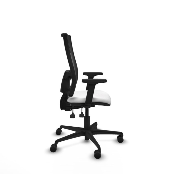 Bormate asincro malla negra bali blanco brazos 2D base nailon  ruedas 65mm nailon