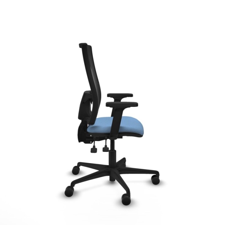 Bormate asincro malla negra bali azul cielo brazos 2D base nailon  ruedas 65mm nailon