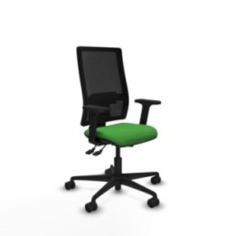 Bormate asincro malla negra bali verde brazos 2D base nailon  ruedas 65mm nailon