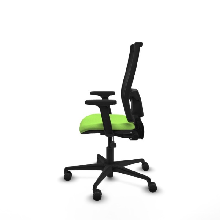 Bormate asincro malla negra bali pistacho brazos 2D base nailon  ruedas 65mm nailon