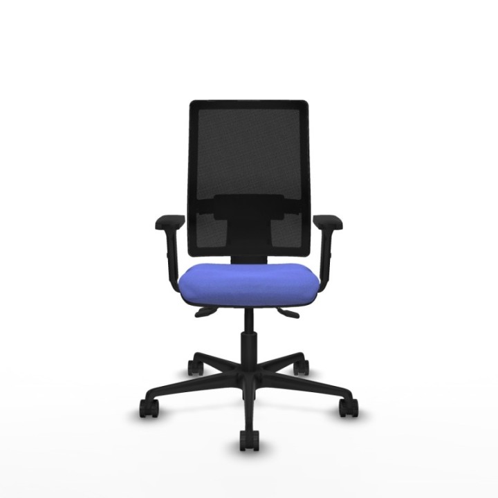 Bormate asincro malla negra bali azul claro brazos 2D base nailon  ruedas 65mm nailon