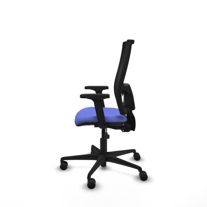 Bormate asincro malla negra bali azul claro brazos 2D base nailon  ruedas 65mm nailon