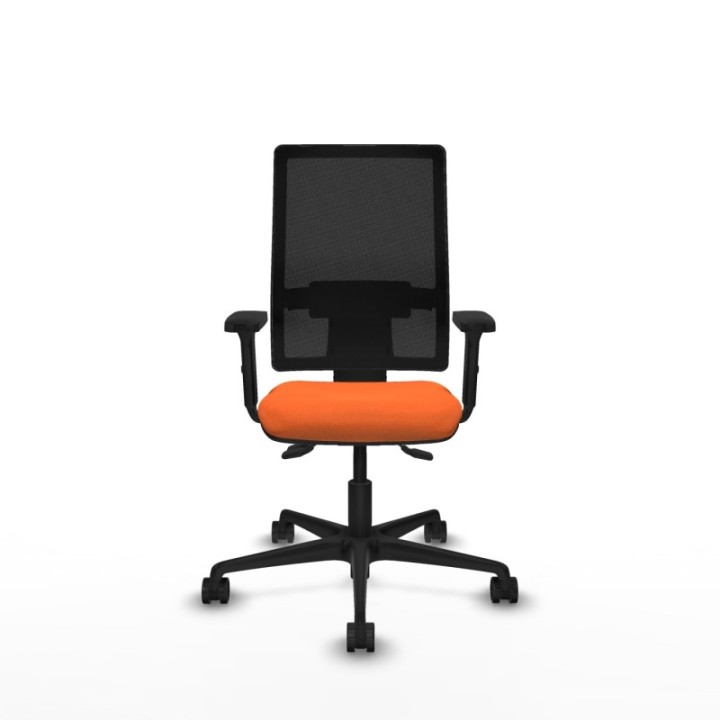 Bormate asincro malla negra bali naranja brazos 2D base nailon  ruedas 65mm nailon