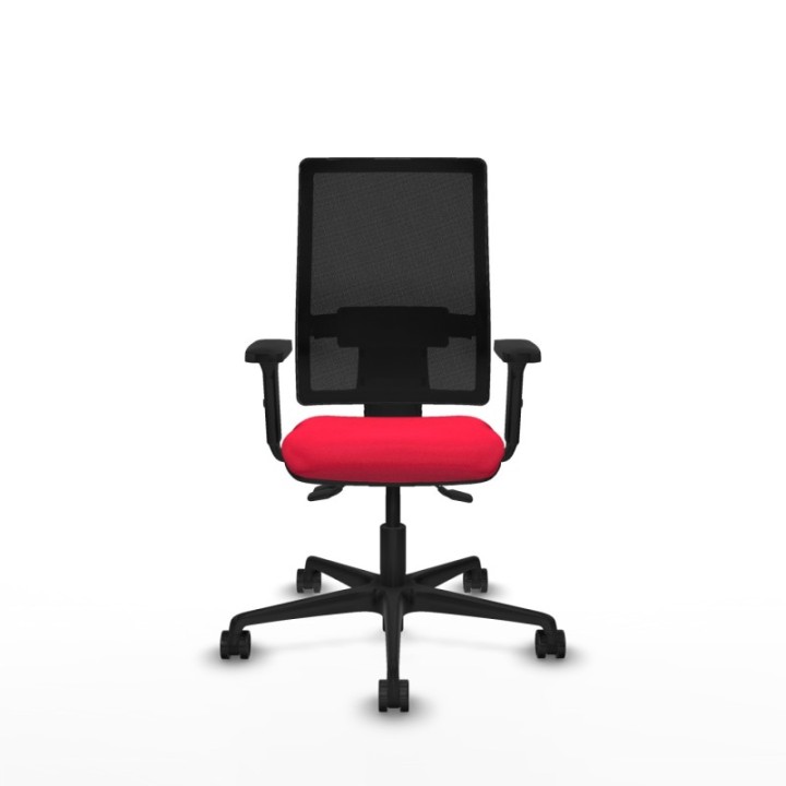 Bormate asincro malla negra bali rojo brazos 2D base nailon  ruedas 65mm nailon