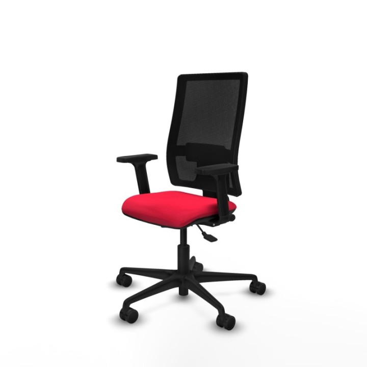 Bormate asincro malla negra bali rojo brazos 2D base nailon  ruedas 65mm nailon