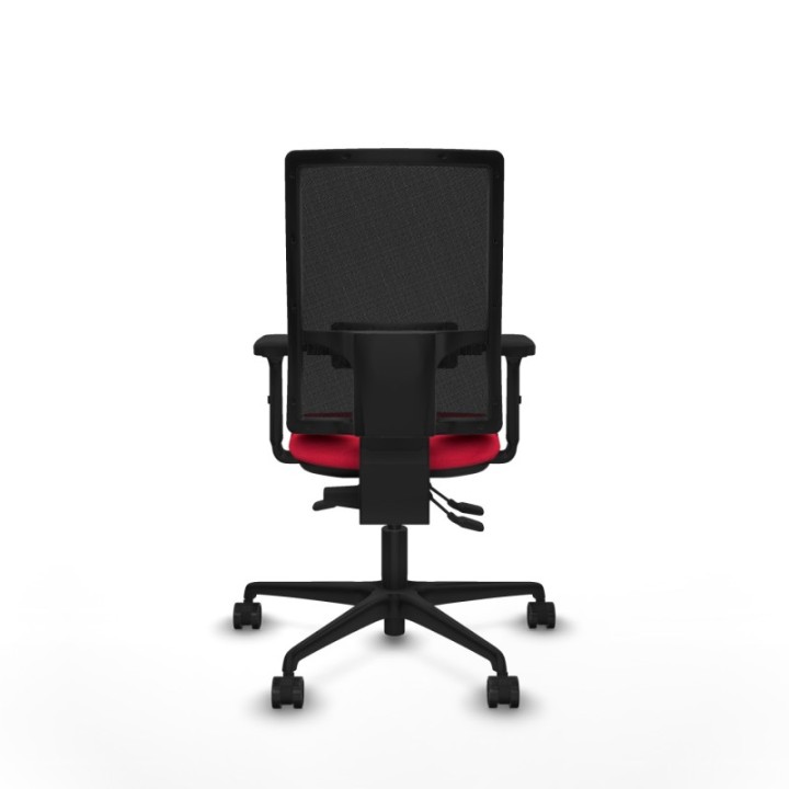 Bormate asincro malla negra bali rojo brazos 2D base nailon  ruedas 65mm nailon