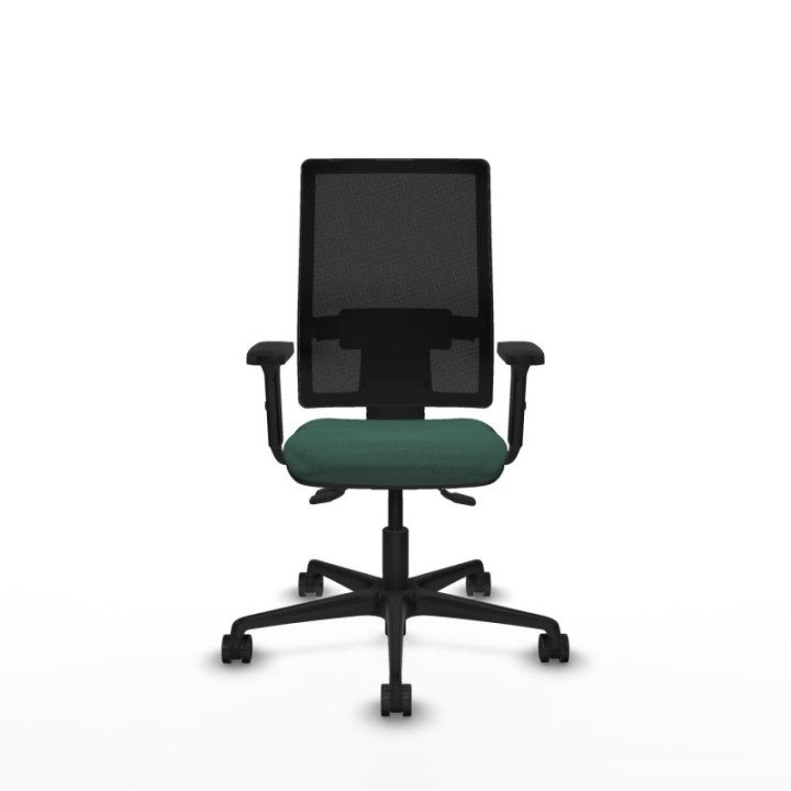 Bormate asincro malla negra bali verde botella brazos 2D base nailon  ruedas 65mm nailon