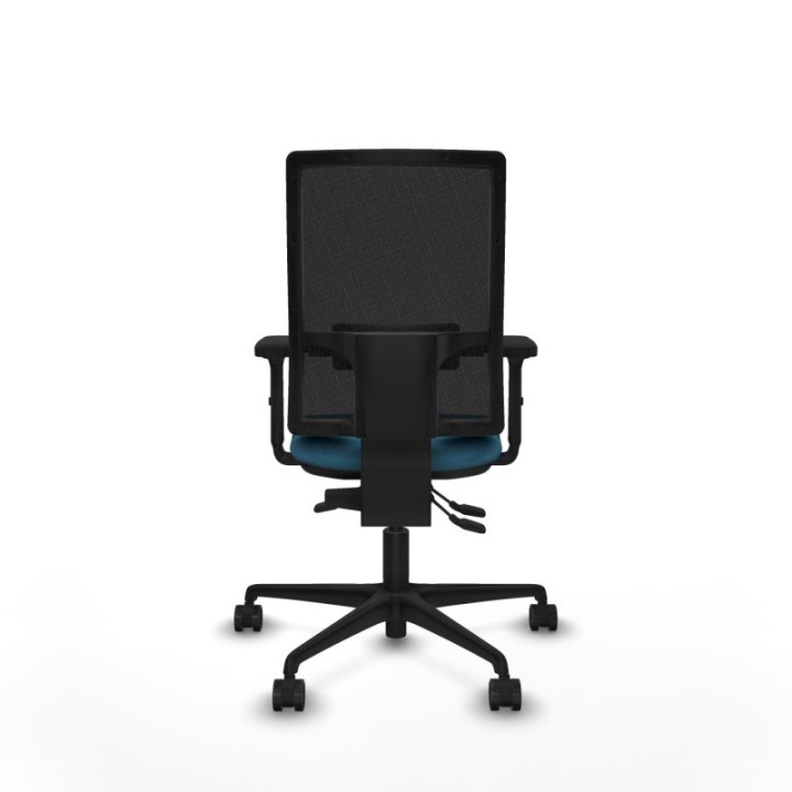 Bormate asincro malla negra bali verde petroleo brazos 2D base nailon  ruedas 65mm nailon