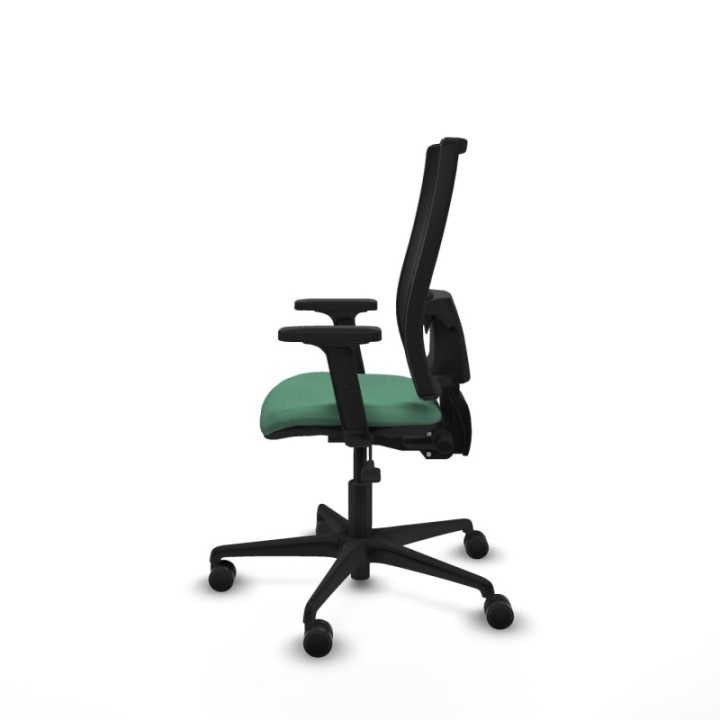 Bormate asincro malla negra bali verde esmeralda brazos 2D base nailon  ruedas 65mm nailon