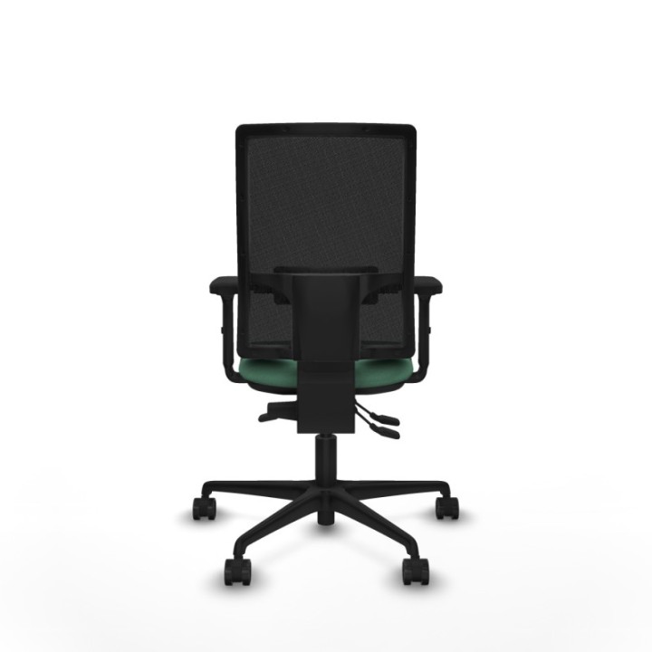 Bormate asincro malla negra bali verde esmeralda brazos 2D base nailon  ruedas 65mm nailon