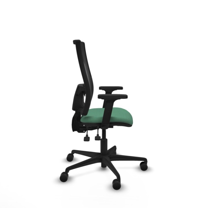 Bormate asincro malla negra bali verde esmeralda brazos 2D base nailon  ruedas 65mm nailon