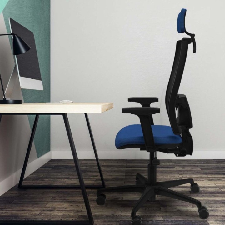 Bormate asincro malla negra bali verde esmeralda brazos 2D base nailon cabecero 2D ruedas 65mm nailon