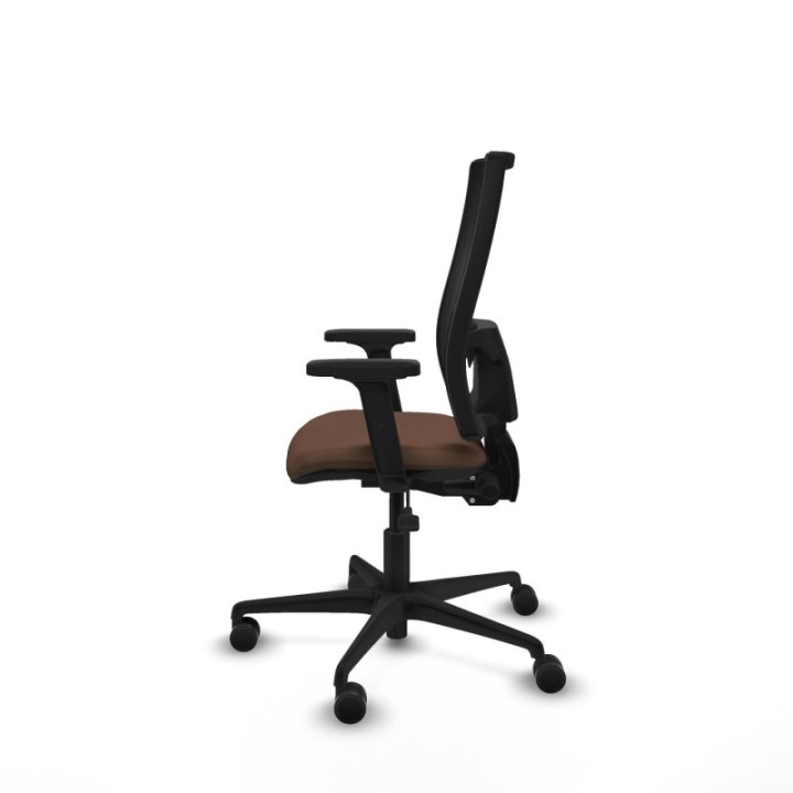 Bormate asincro malla negra bali marrón oscuro brazos 2D base nailon  ruedas 65mm nailon