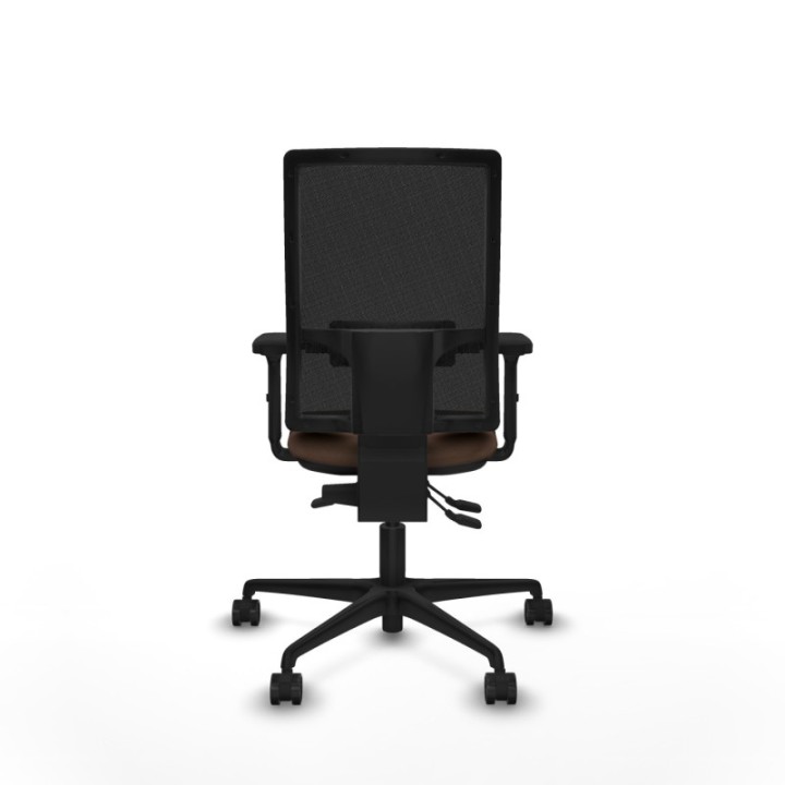 Bormate asincro malla negra bali marrón oscuro brazos 2D base nailon  ruedas 65mm nailon