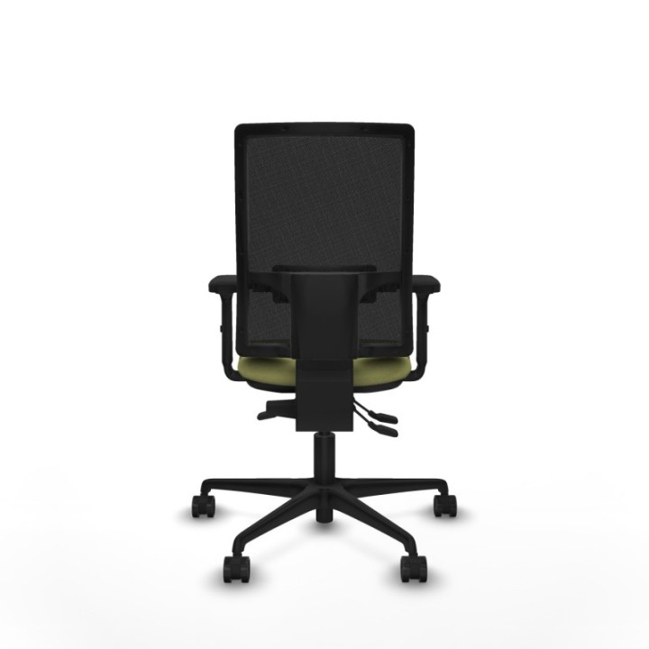 Bormate asincro malla negra bali verde oliva brazos 2D base nailon  ruedas 65mm nailon